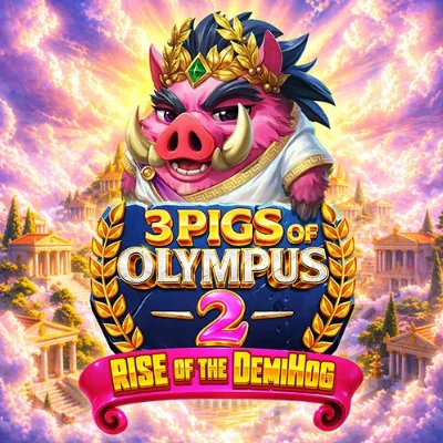 3 Pigs of Olympus 2: Rise of the Demi Hog slot at Huzzlin Casino